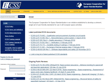 Tablet Screenshot of ecss.nl